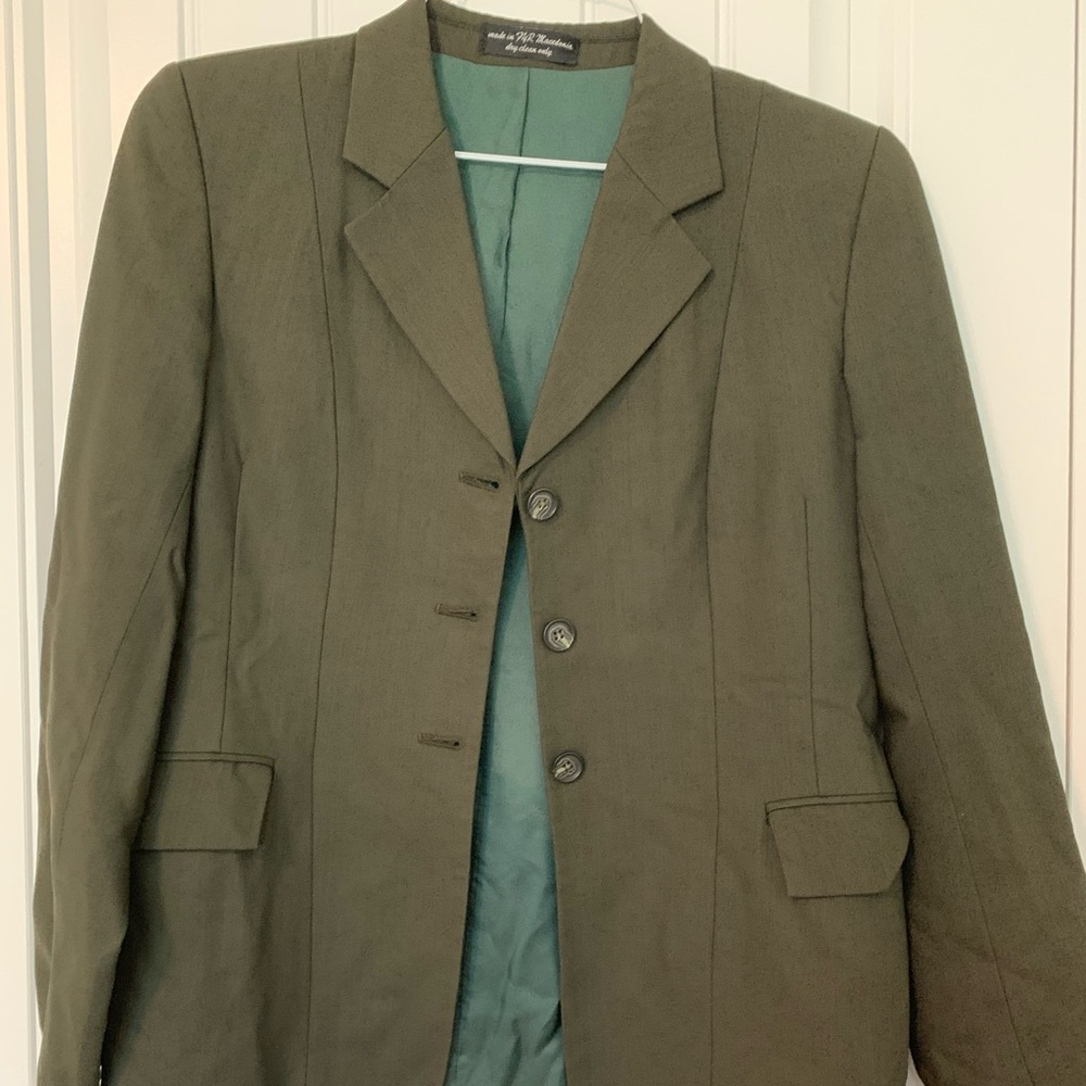 RJ Classics Olive Green English Show Coat